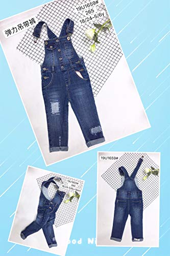 KIDSCOOL SPACE Baby Toddler 2 Buttons Adjustable Straps Fashion Jean Overall4