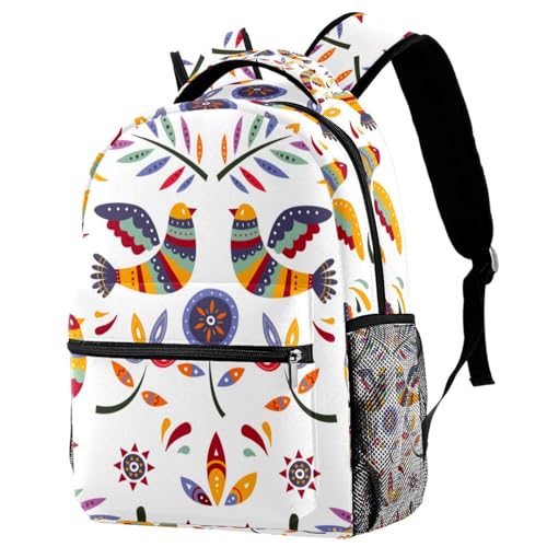 Sac à dos d'école multicolore pour adolescents et étudiants 40cm