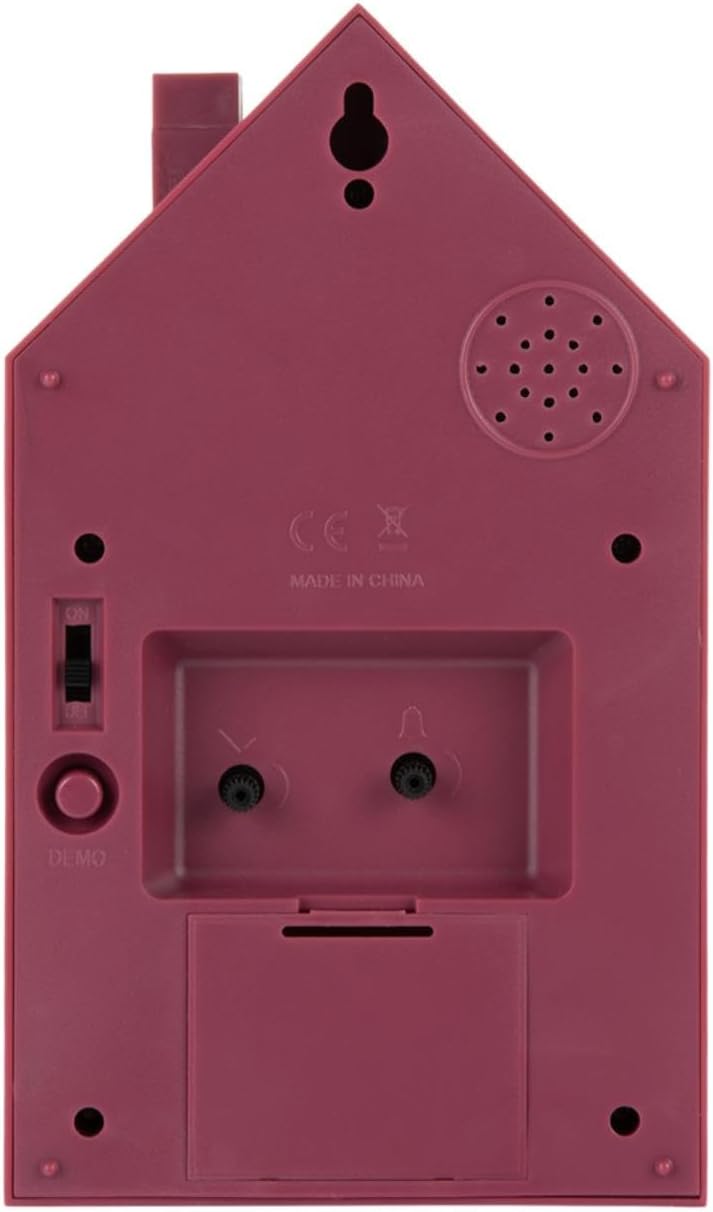 Karlsson Wall Clock Modern Cuckoo 'ORO' - MAUVE (KA6077PU)