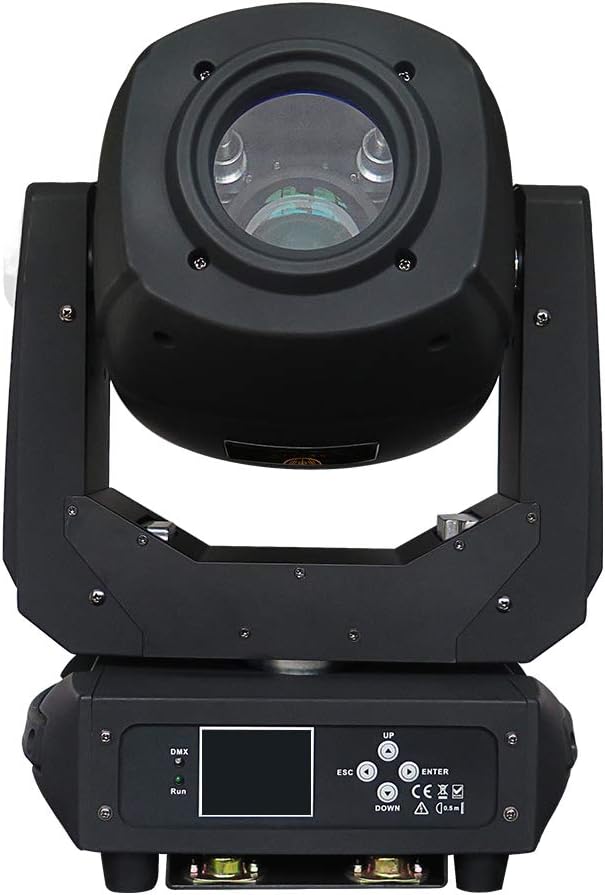230W LED Moving Heads Beam Spot Zoom Bidirectional Rotation Party Stage Lights DJ Light, 2 x Moving Lights with Waterproof Hard Case