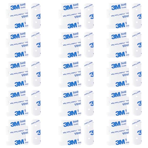 Image of Adhesive Replacement Tape Compatible with SimpliSafe Entry Sensor,Pack of 15 Sensor Pads & 15 Magnet Pads,Pre-Cut,No Cutting Needed Double-Sided Tape