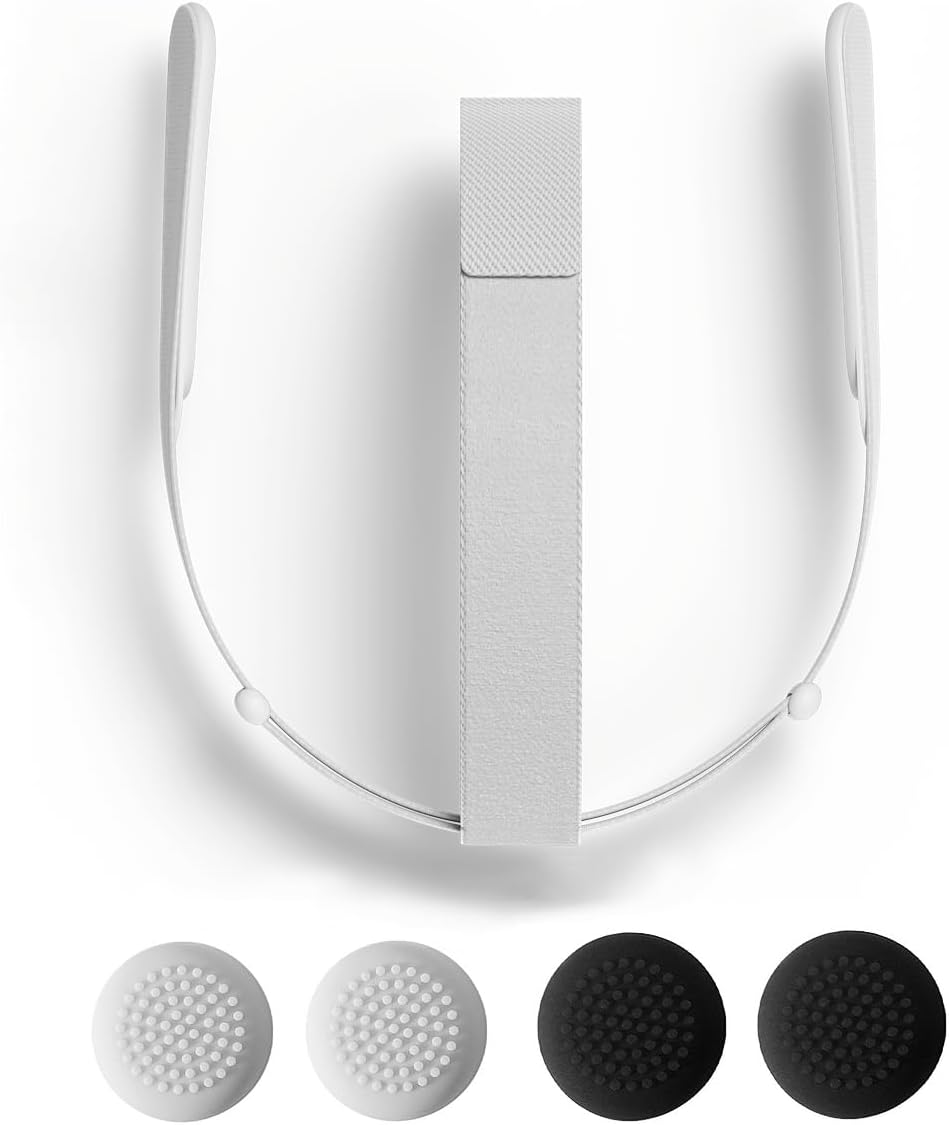VR Headset Strap for Oculus Quest 2, Head Strap Replacement for Meta