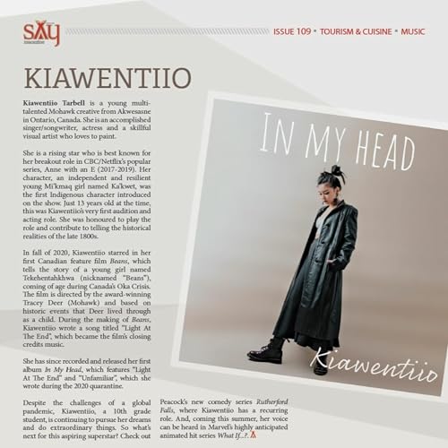 Kiawentiio in our Spotlight Interview (Pop) Podcast Por  arte de portada