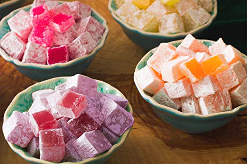 Çerez Pazarı Cerez Pazari Turkish Delights Candy With Assorted Mix Flavours 8.1 Oz Vegan Fruit Snacks Gift Box thumb #3
