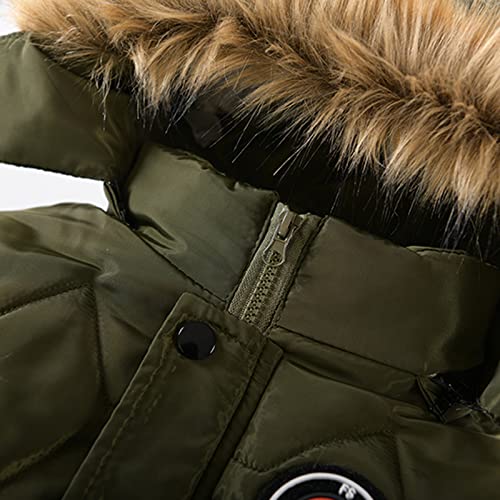 YHEGHT Children Winter Boy Jacket Coat Hooded Coat Fashion Kids Warm Clothes Jacket Boys Coat&Jacket