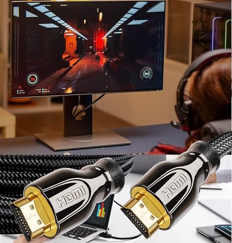 Câble HDMI 4K anti-interférence 1.8m contre les coupures d'image - 4
