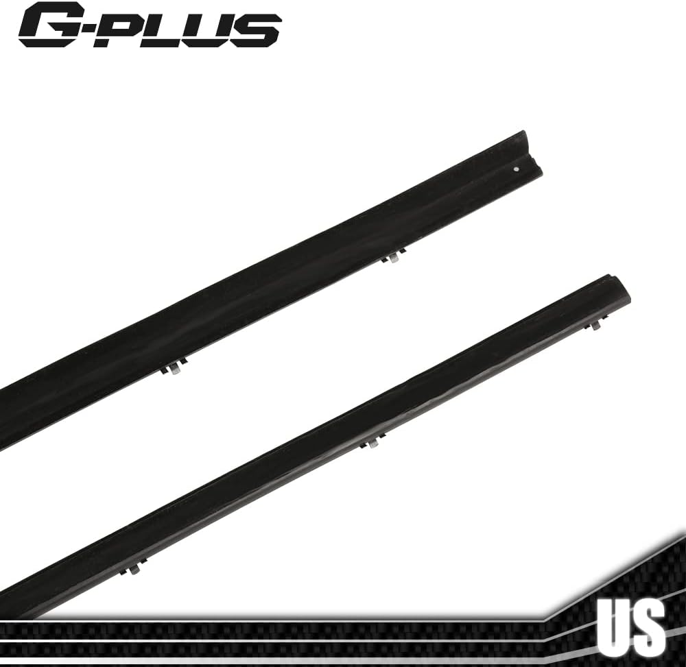 G-PLUS Tailgate Tail Gate Window Sweep Weatherstrip Seal Set Right & Left Side Windshield Trim Molding Compatible with 1978-1996 Ford Bronco D8TZ9841610/2072/FO1930103