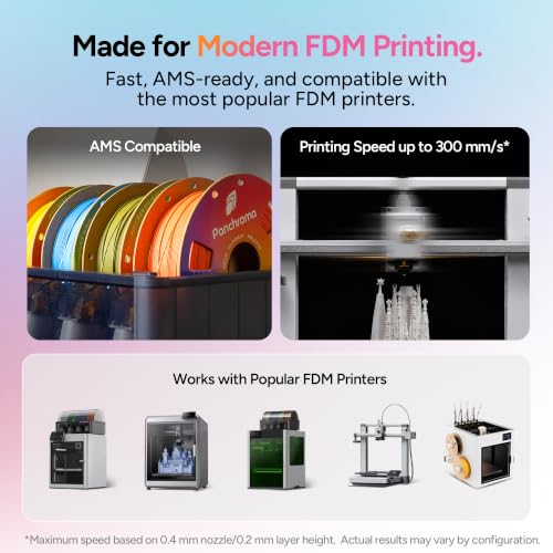 Image of Polymaker Panchroma Translucent PLA Filament 1.75mm, 1kg, Light Blue