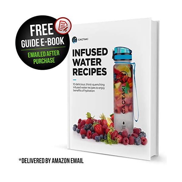 Cactaki 32 oz Water Drinking Bottle with Time Marker, Straw & Strap - Stay Hydrated - Hydration Tracker & Reminder to Drink - Daily & Hourly Measurement Markings - Leak Spill Proof & BPA Free - Grey