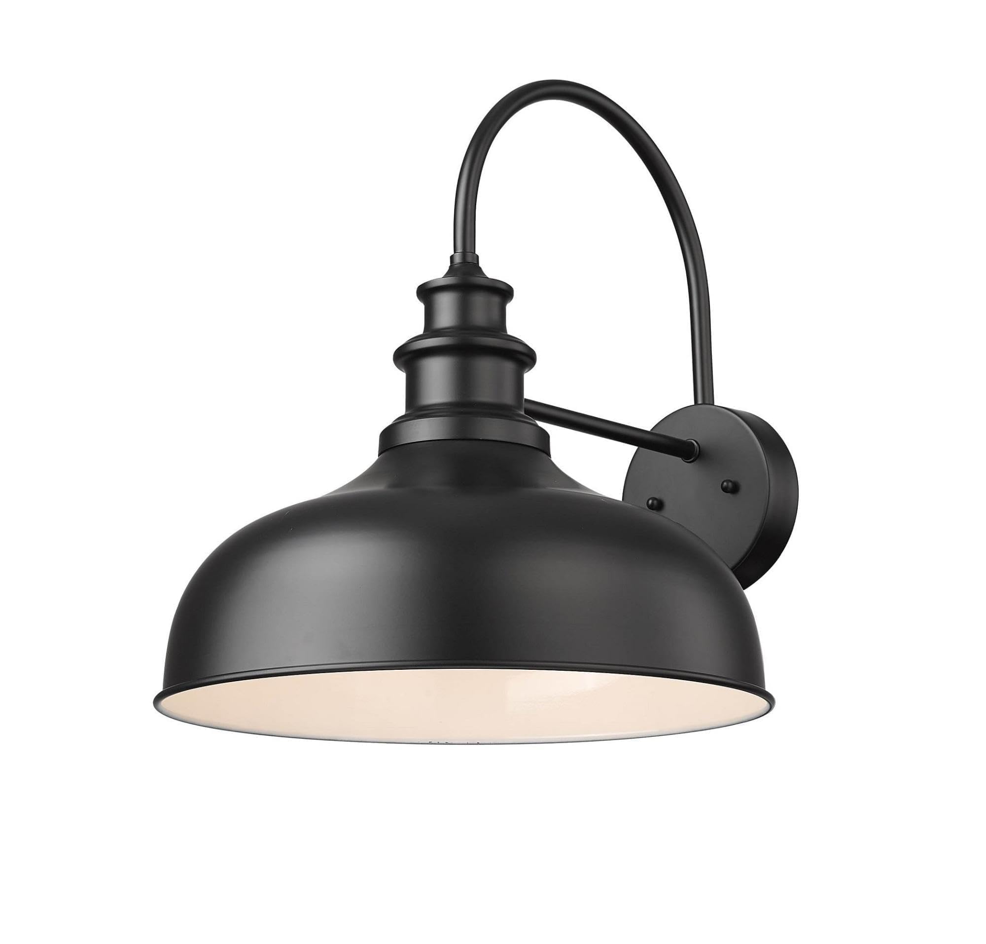 Bestshared Large Outdoor Farmhouse Barn Lights 16 Inch Dome Outdoor Wall Lighting Fixture Industrial Wall Sconces Exterior Mount Lantern Light for