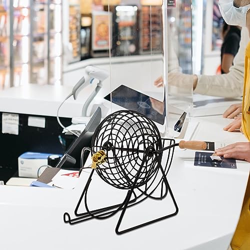 Yardwe-Boules-De-Bingo-Cage-a-Tambour-De-Tourneur-De-Bingo-Machine-a-Boules-De-Loterie-Jouets-De-Tables-a-Vin-Jeux-De-Machine-a-Cage-De-Bingo-Jouet-De-Le-Fer-Enfant-Accessoires-Portable Yardwe Boules De Bingo Cage à Tambour De Tourneur De Bingo Machine à Boules De Loterie Jouets De Tables à Vin Jeux De Machine à Cage De Bingo Jouet De Le Fer Enfant Accessoires Portable – Image 4