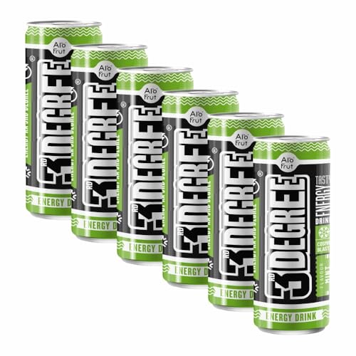 Image of Alo Frut 3rd Degree Mint Flavour Energy Drink | Energy Ka 3rd Degree (Mint Cosmic Blast)| Energy Drink for Workout | for Men and Women | - 250ML (Pack OF 6)