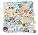 Produktbild DSSJ Briefpapier Aufkleber Cartoon Aufkleber niedlich kleine frische DIY Aufkleber wasserdicht entfernbare Notebook Hand Konto Aufkleber 50 Blatt