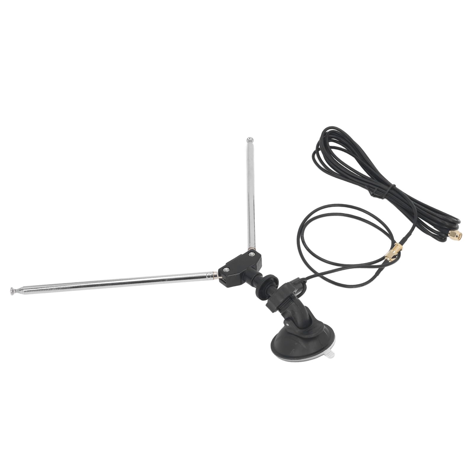 Antenne Récepteur SDR, Antenne Dipôle Polyvalent Câble Dipôle SMA Connecteur Mâle avec câble RG174 de 60 cm Antenne Télescopique Portable pour Les Débutants Intérieurs Extérieurs
