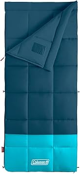 Coleman Kompact 20°F/30°F/40°F Sleeping Bag, Cool-Weather Adult Sleeping Bag with Heat Retention