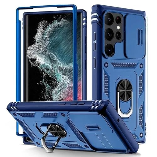 Samsung�p S26 Ultra S25 S24 S23 Plus S25 FE A57 A56 A37 A36 A17 A16 5G �p�P�[�X�A�J�����t���A360�x�L�b�N�X�^���h�J�o�[�A�u���[�ASamsung�p A35 5G �p