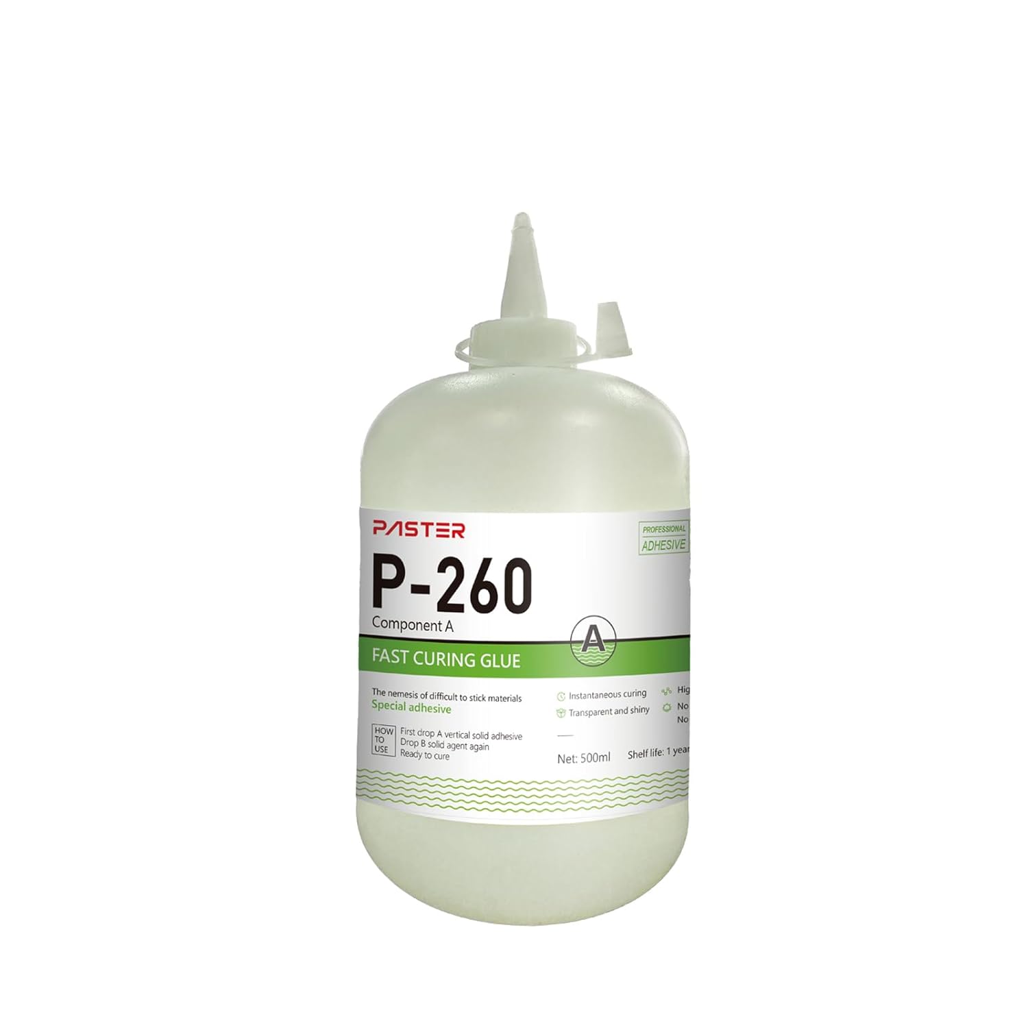 500 ml/16.9oz Fast Curing Glue Transparent Adhesives P-260A for Channel Letter Blister Characters Borderless Characters Channec Letters