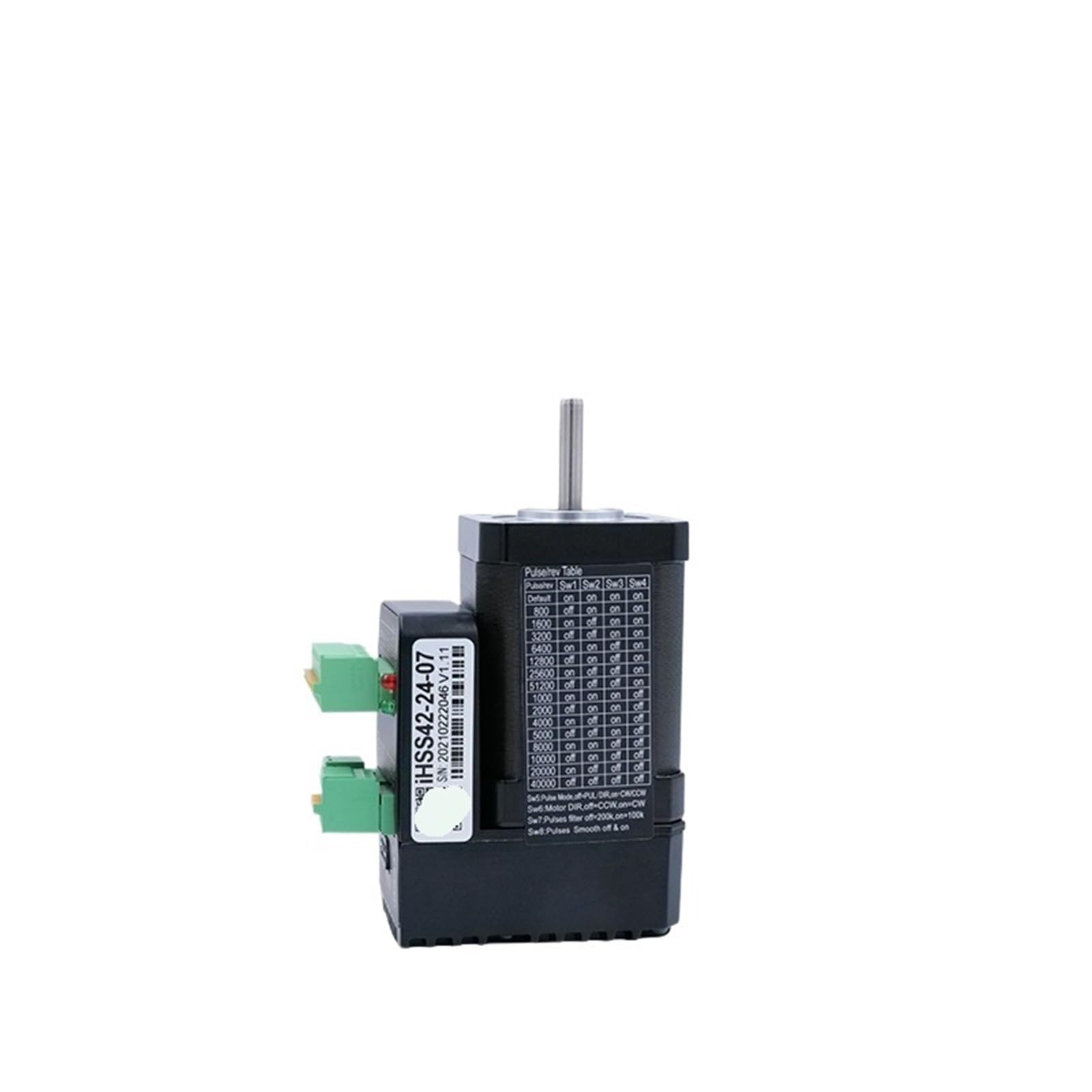 Moteur pas à pas de 0,7 Nm intégré IHSS42-24-07 pilote encodeur CNC 24V