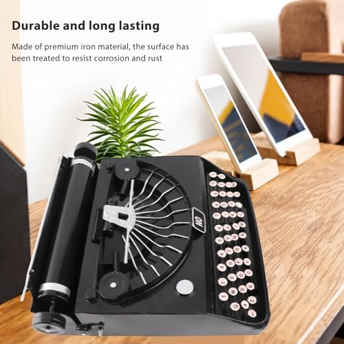 Keenso Vintage-Schreibmaschinenmodell, Tragbare Retro-Requisiten für das Heimbüro, Künstlerisches Vintage-Aussehen, Einzigartiges