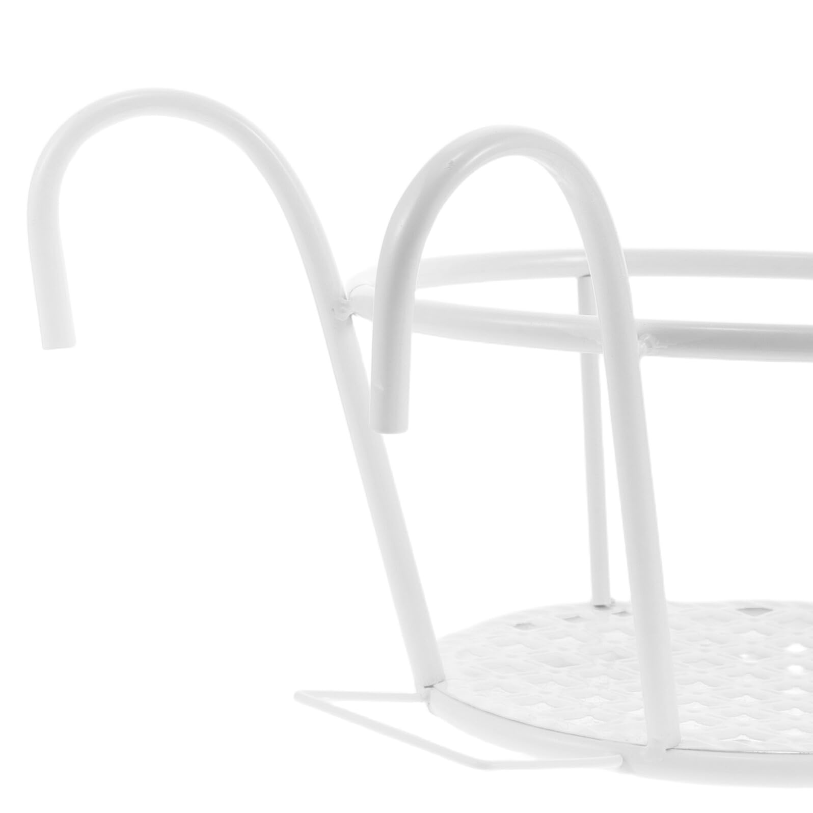 Mikikit 3piezas Estantería Colgante Para Flores De Balcón De Hierro Soporte Para Macetas Jardín Terraza