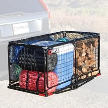Carpod Cargo Carrier Hitch Basket with Lockable Top Lid, Cargo Volume 14 cu ft, Weight Capacity 450 lb. Durable One-Piece Welded Galvanized Frames, Folds Flat for Easy Storage, with True 2 Shank