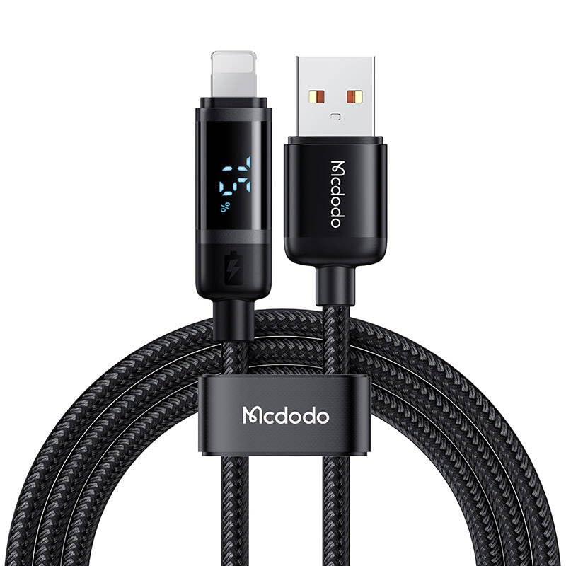 McdodoUSB-A to Lightning Cable, 1.2m, Black