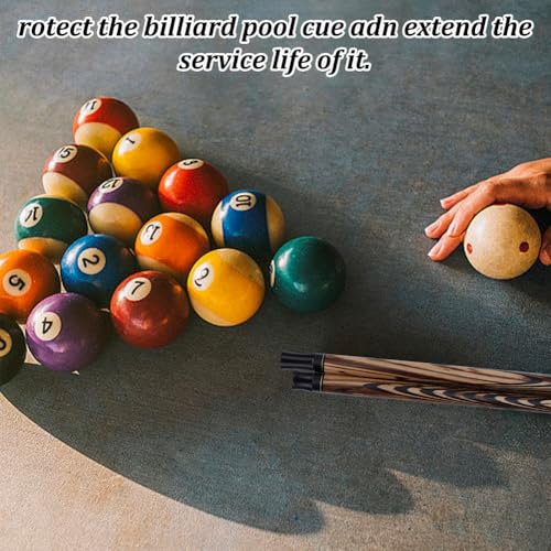 Protections de joint pour queue de billard INFUNLY en plastique noir ajusté
