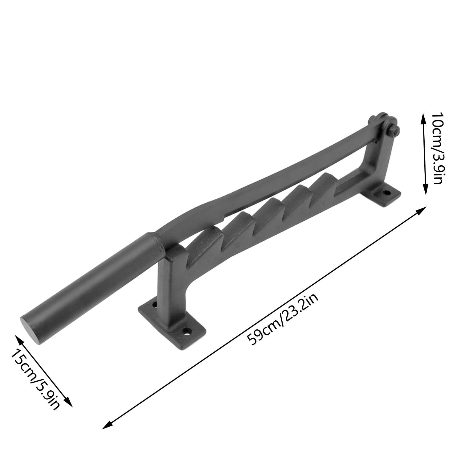 Fendeur de buche manuel, Fendeur de bois de chauffage d'allumage mural acier à haute teneur en carbone Fendeur de bûches manuel pour un fendage efficace en plein air, cheminée et maison