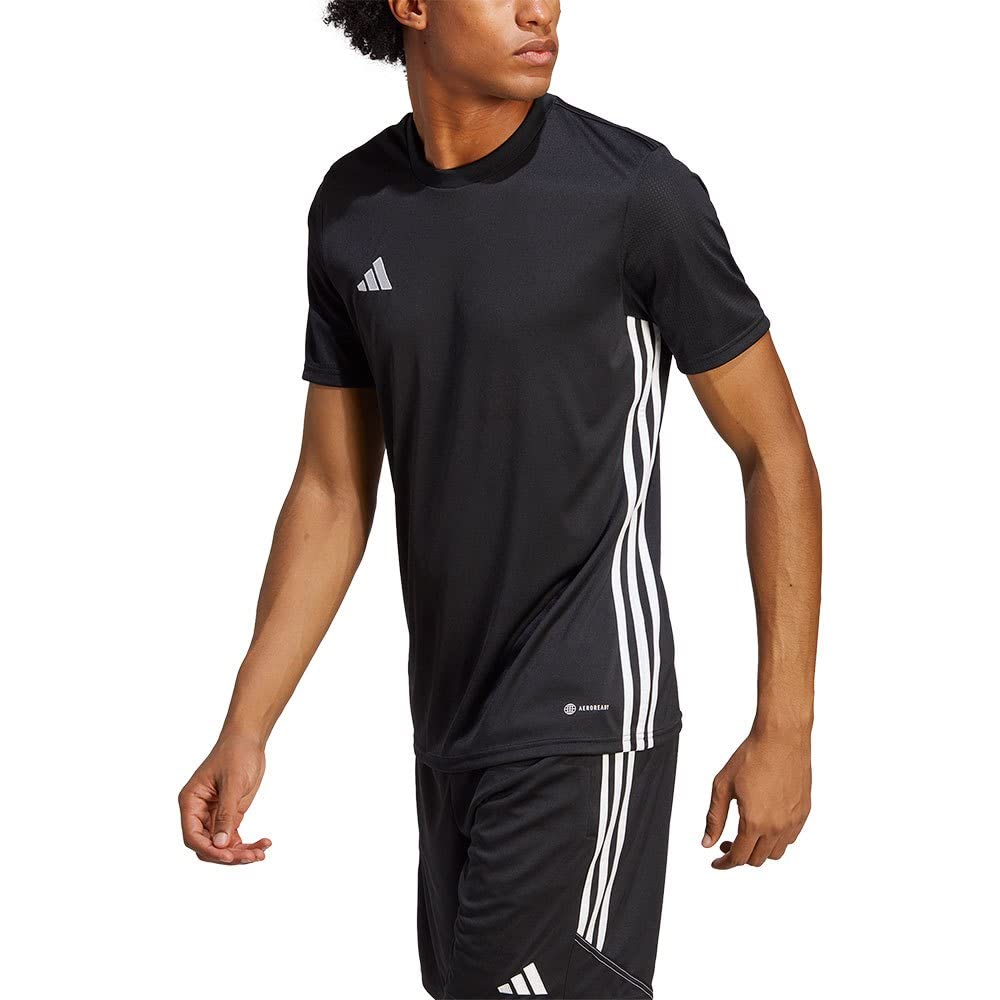 adidas Men TABELA 23 JSY FOOTBALL/SOCCER JERSEY (SHORT SLEEVE) for Men JERSEYS XL Black/White