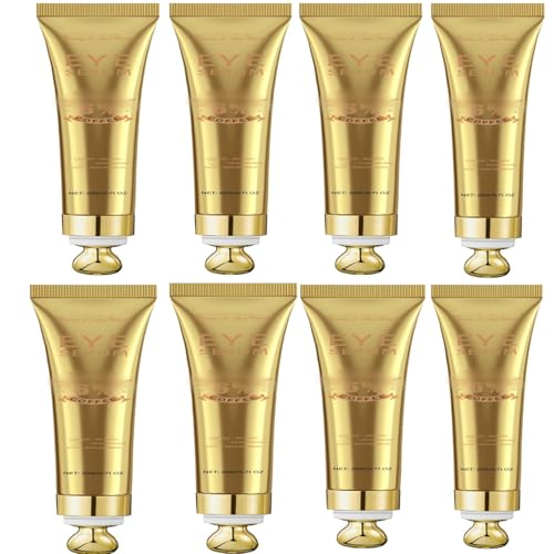 Siero per gli occhi al caffè e retinolo: riduce le occhiaie e il gonfiore, idrata, illumina e stringe sotto gli occhi, leggero, ad assorbimento rapido formulato, anti-invecchiamento per uomini (8PCS)