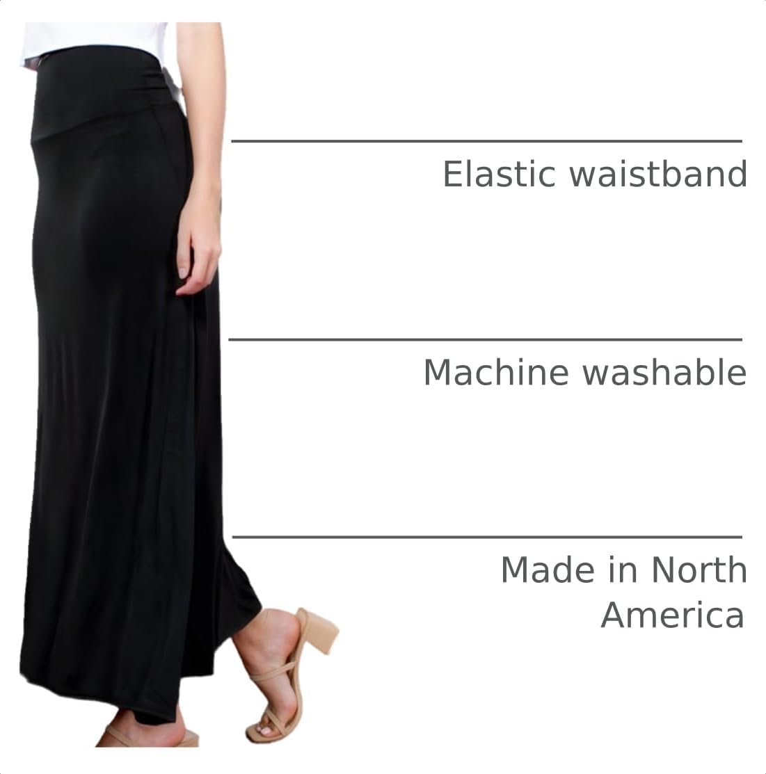Azules Maxi Skirt for Women, Flowy Dressy Long Skirts for Women
