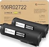 MasaiMara 106R02722 106R02720 (14,100 Pages) Toner Cartridge Replacement for Xerox Phaser 3610 3610N 3610DN 3610DNW WorkCentre 3615 3615DN 3615DNW M455 P455 Printer (Black, 2 Pack)