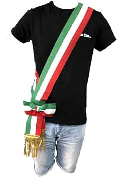 Fascia Sindaco Arcobaleno BrolloGroup - Fiocco Scorrevole, Multicolore Pride Pace, Made In Italy - Foto 12