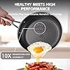 Ammeloo 17 Pcs Nonstick Stainless Steel Cookware Set, Hybrid Stainless Steel Pots and Pans Set Non Stick, Non Toxic Kitchen Cookware Sets, Dishwasher & Oven Safe, Induction & All Cooktop Compatible #3