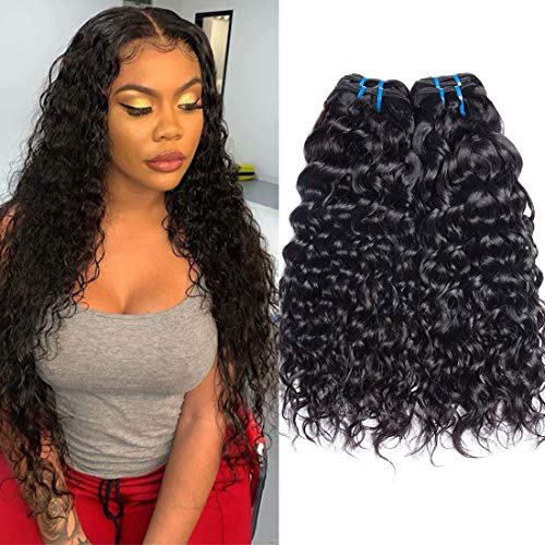 12A Brazilian Virgin Hair 1 bundle Water Wave Wet and Wavy Water Weave Human Hair Bundles Brazilian Water Wave Virgin Hair(30 Inch)