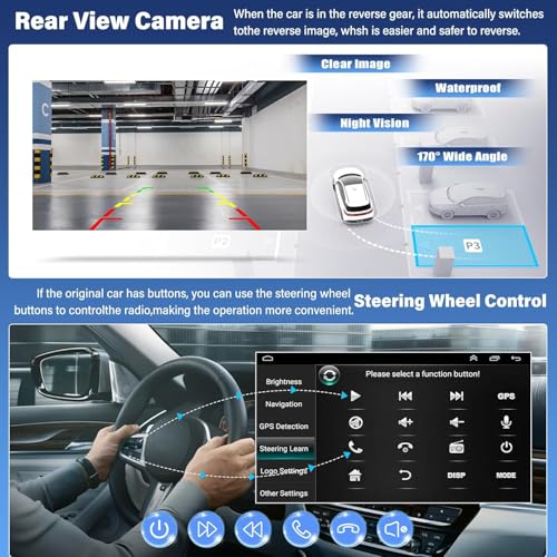 Autoradio Android 14 Alfa Romeo Mito 2 DIN GPS Bluetooth écran 7 pouces