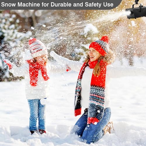 800w fake snow making machine - artificial snow machine with wireless remote control for outdoor indoor stage kids parties parades christmas decoration