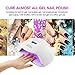 BIR 54W UV LED Nail Dryer Lamp for Gel Nail Polish