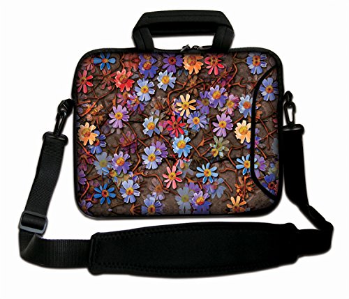 12 'Hombro Bolsa Caja de la Correa de la Manga Suave de la Bolsa para el Ordenador portátil del Cuaderno de Netbook