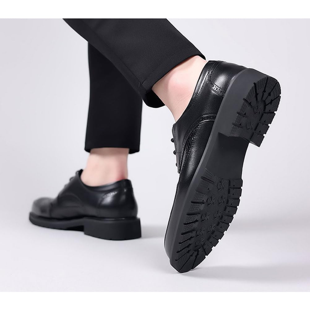 Scarpe Formali per Uomo Eleganti Brogues Stringate Basse Classiche da Lavoro