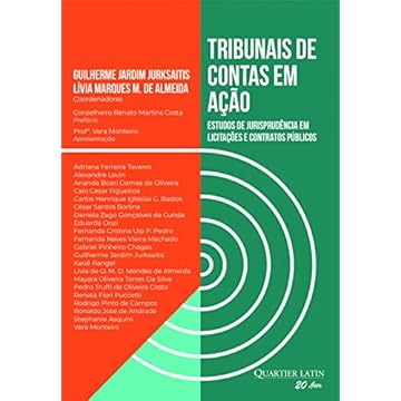 Capa do livro Tribunais de Contas em Ação Estudos de Jurisprudência em Licitação e Contratos Públicos