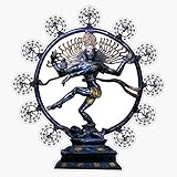 Evan Decals Shiva Nataraj, Lord Of Dance (An Actual Factual Fractal) Sticker Vinyl Bumper Sticker Decal Waterproof 5 Inches EVAN-YOGA-STICKERS-5884