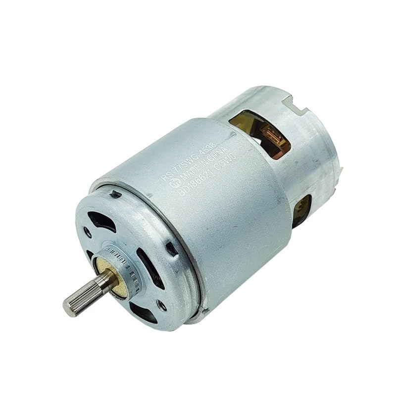 RS-775WC-4538 Electronic Starter DC 12V 18V 24V 8600RPM Large Torque Dual Shaft Knurled Shaft DIY Tools Polishing Machine