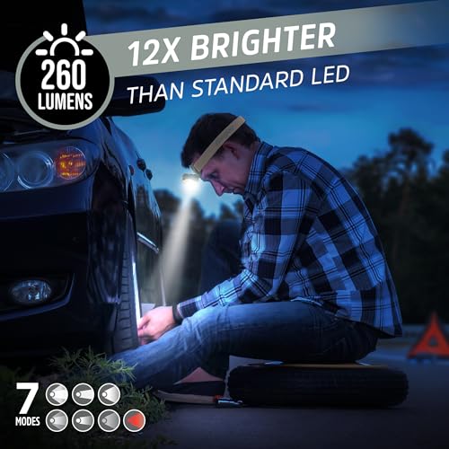 Image of Energizer LED Headlamp PRO, IPX4 Water Resistant Headlamps, High-Performance Head Light for Outdoors, Camping, Running, Storm, Survival LED Light for Emergencies (Batteries Included) | (Pack of 8)