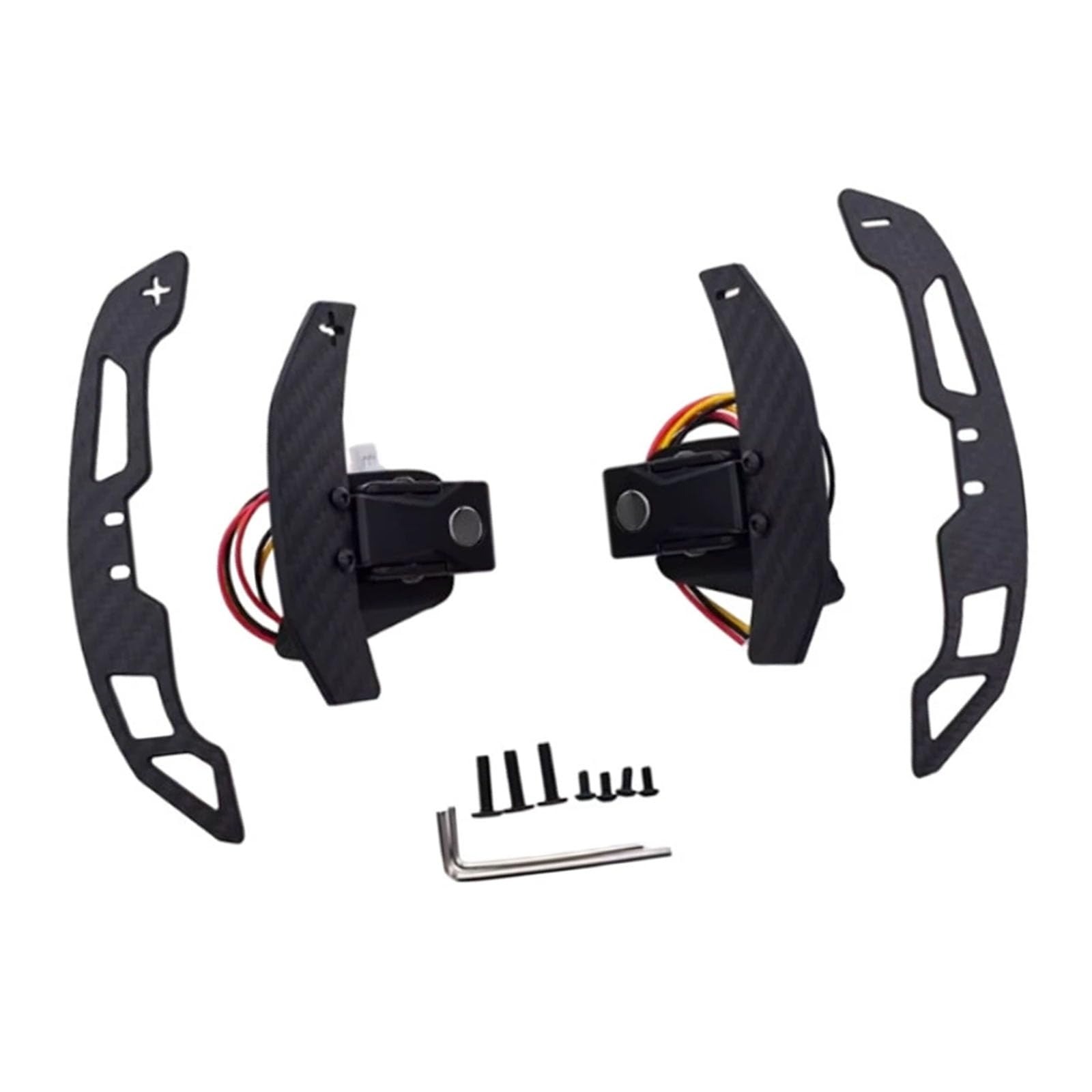 Nucelit Ergonomic Metal Shifting Paddles Extensions Handling with Anodized Finish for Golf 6 MK5 MK6 Ergonomic Metal Shifting Paddles