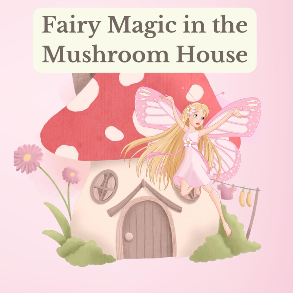 Fairy Magic In The Mushroom House For Kids Aged 0-5 Simple Children's Book About fairies
