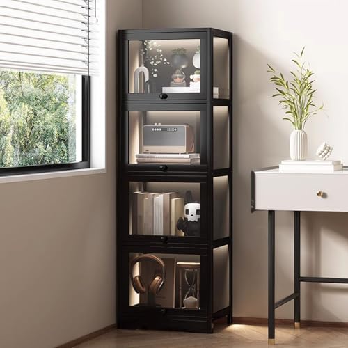 Vitrina acrílica con puertas abatibles,...