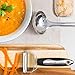 Home Hero Stainless Steel Kitchen Utensils Set - Black Handle Nonstick Stainless Steel Cooking Utensils Set - Heat Resistant Kitchen Essentials & Metal Kitchen Gadgets (Silver & Black)
