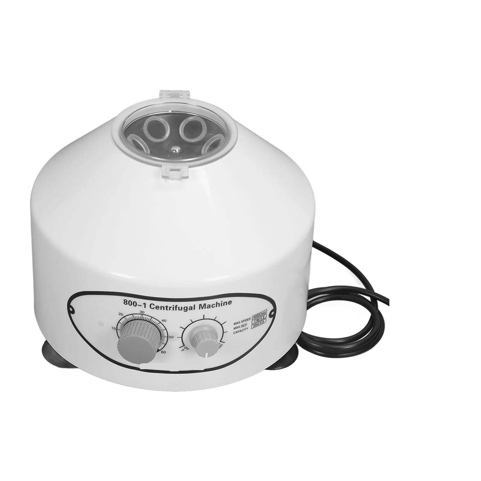 Centrífuga para laboratorios, Centrífuga de sobremesa laboratorio 800-1, 4000 RPM, x g, eléctrica, con temporizador y control velocidad, 12 ml 6 tubos escuelas e investigaciones científicas