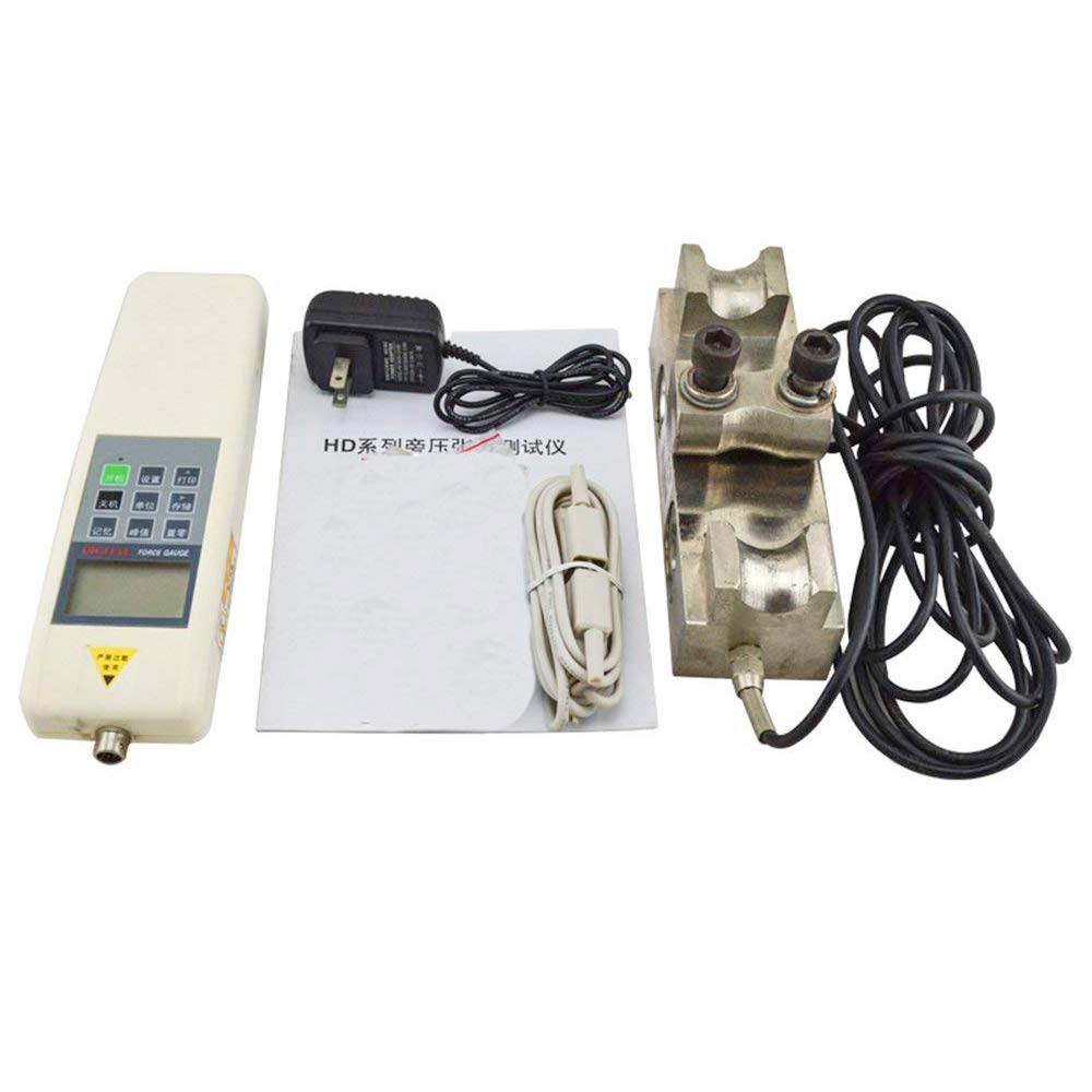 Tongbao HD-1T Digital Pressuremeter Tension Tester Tensioner Tool Digital pressuremeter Tension Tester with Digital Tensiometer Rope Diameter ?6~?14(mm)